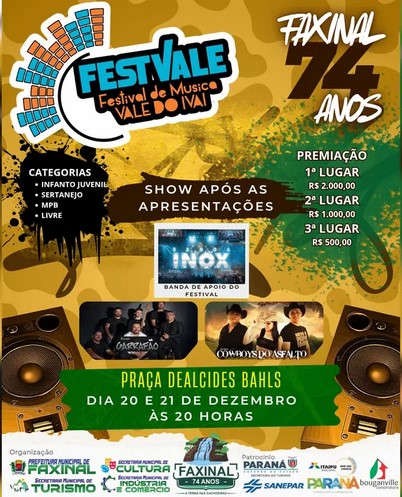 Confira 11 festas para curtir em dezembro no Vale do Ivaí