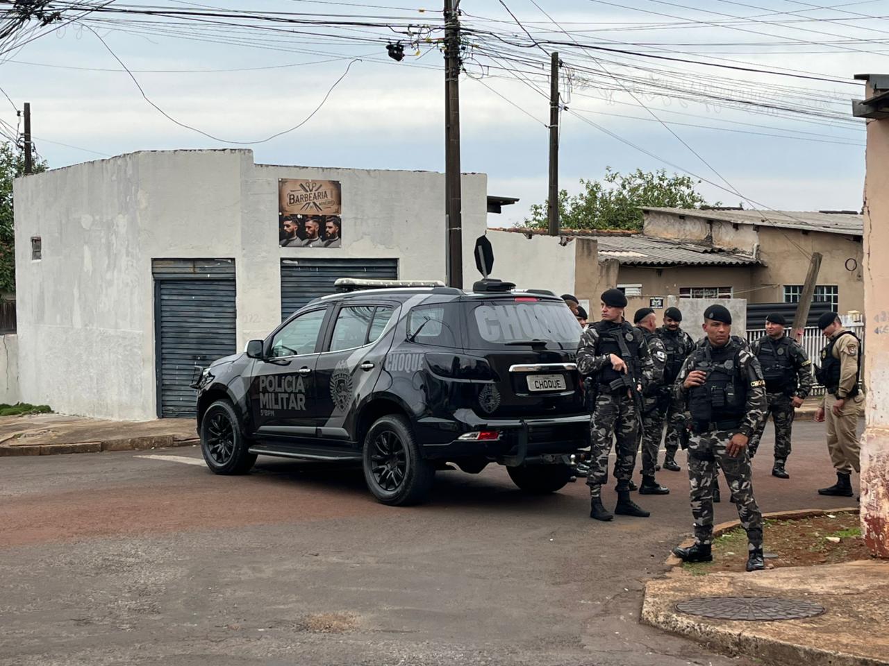 Homem morre em confronto com a Choque em Arapongas