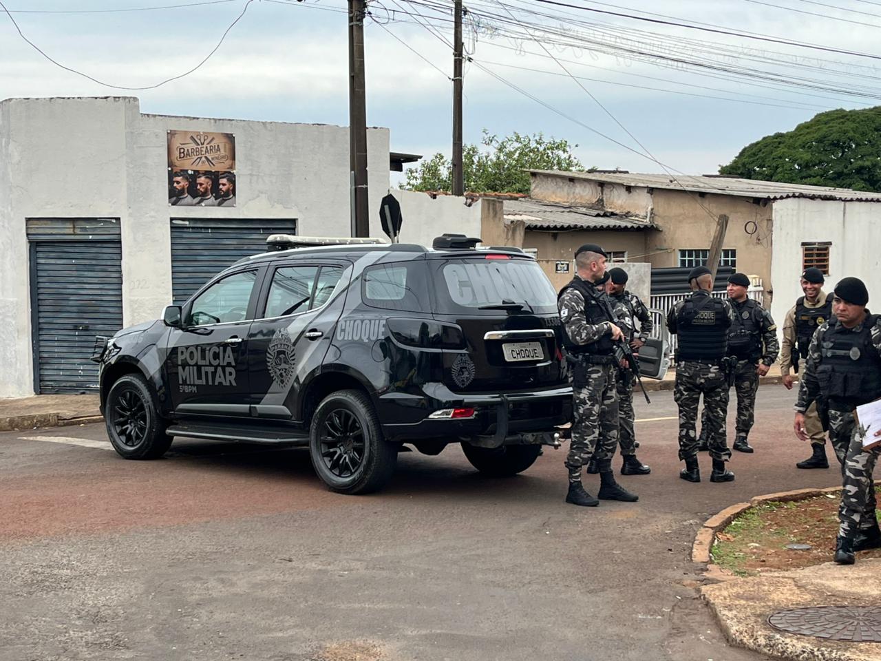 Homem morre em confronto com a Choque em Arapongas