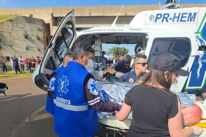 Mauá da Serra é palco de treinamento para grandes emergências