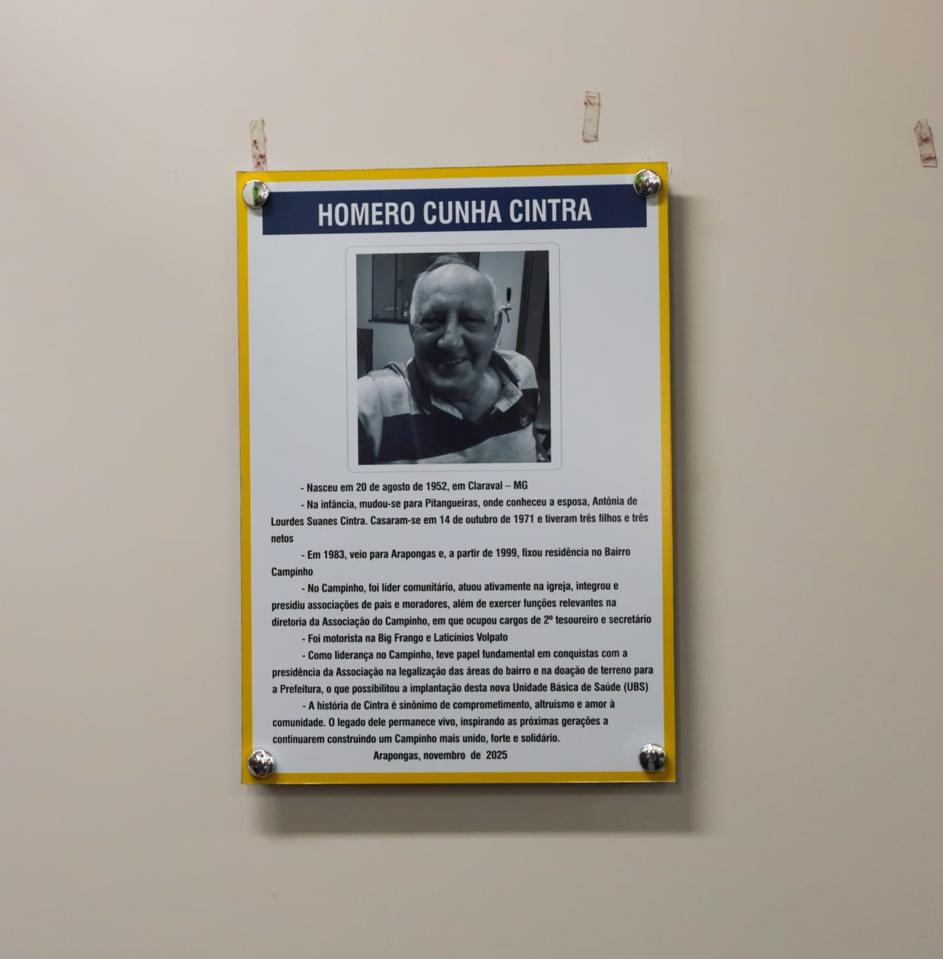 UBS Campinho Homero Cunha Cintra é inaugurada em Arapongas