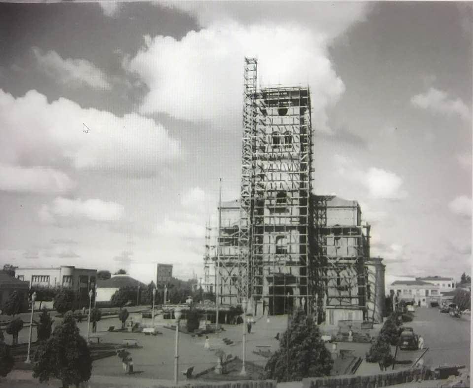 Construção da Catedral. Final da década de 1950