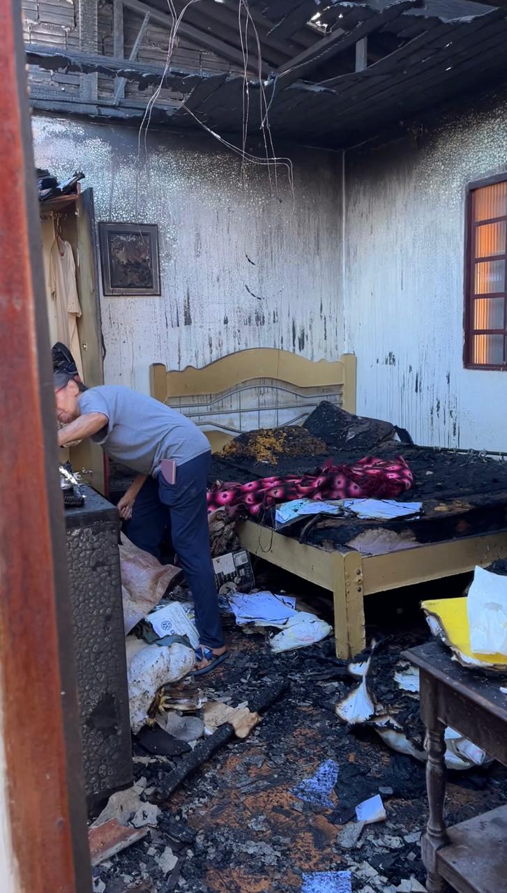Família pede doações após perder tudo em incêndio em Apucarana