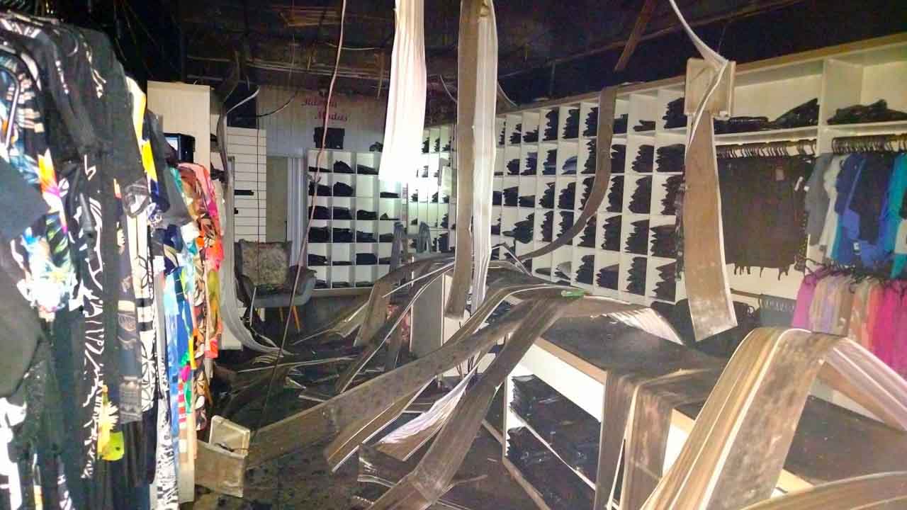 Incêndio atinge três comércios