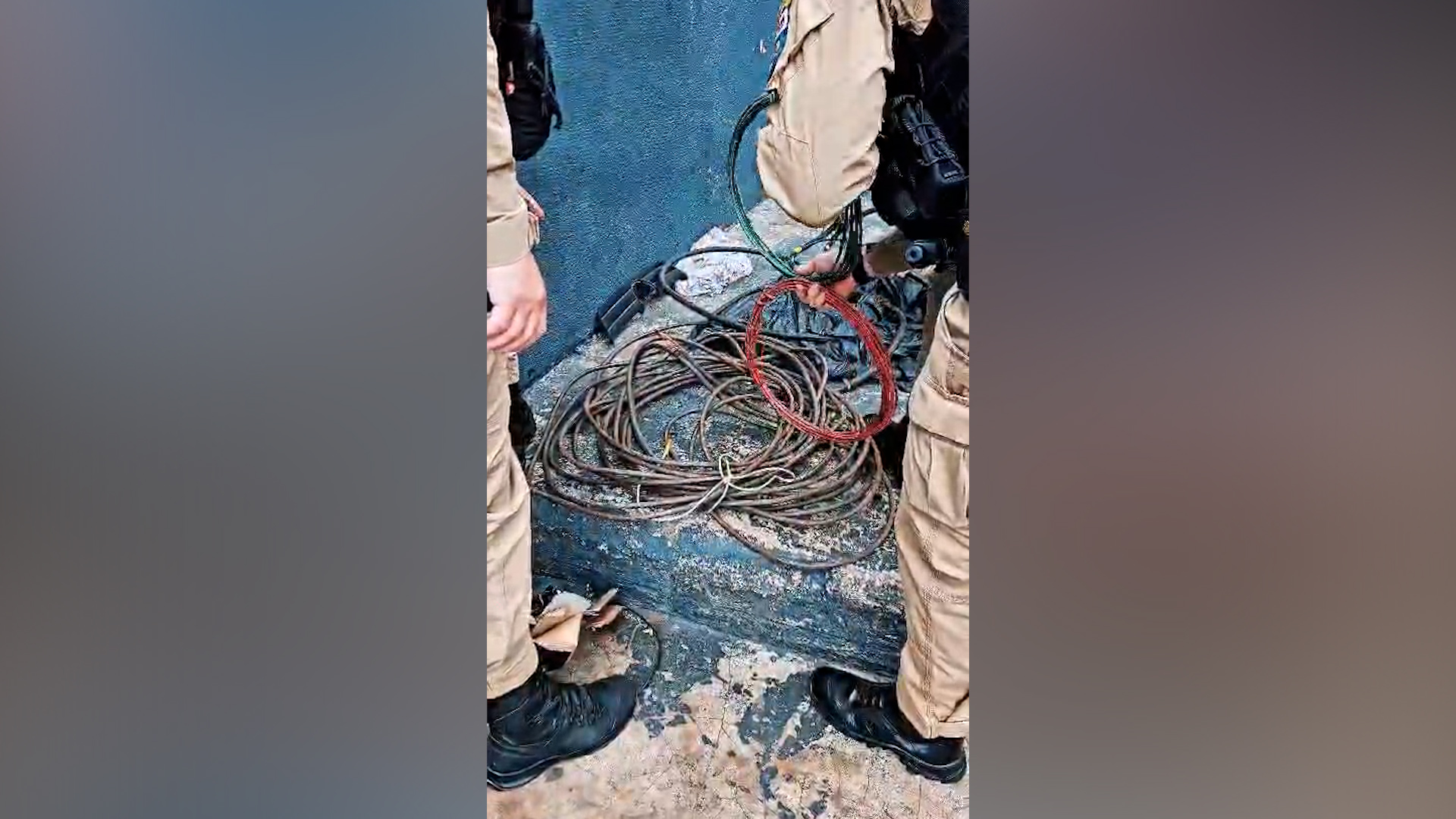 Operação Conectividade apreende 40 kg de fios de cobre em Apucarana