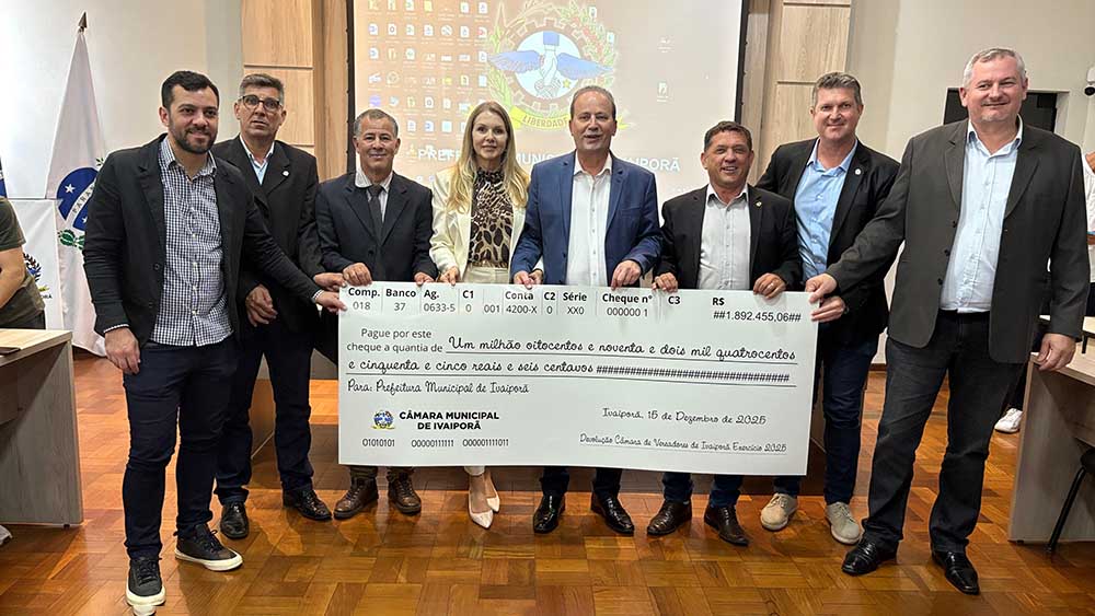 Prefeito de Ivaiporã faz balanço do ano e anuncia R$ 200 mi em obras