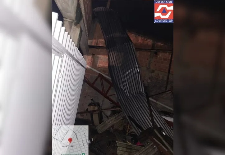 Simepar confirma tornado F2 em São José dos Pinhais, no PR