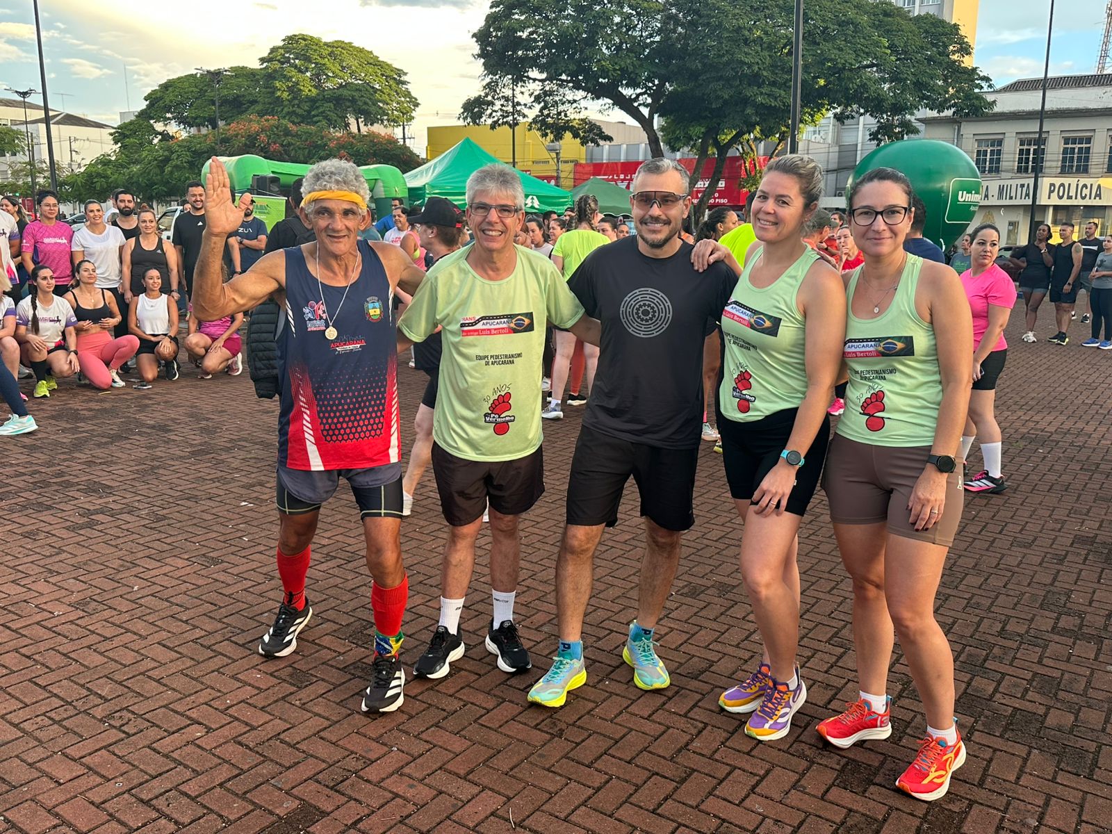 Treinão da Unimed prepara corredores para a Prova 28 de Janeiro em Apucarana