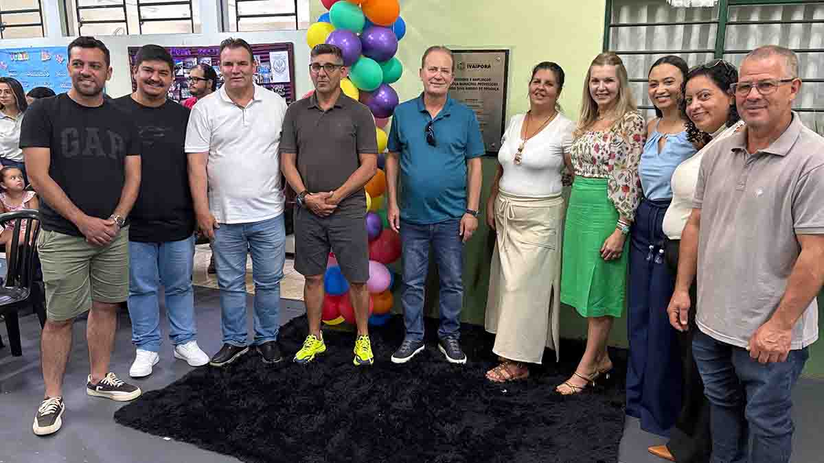Prefeitura de Ivaiporã reinaugura Escola Maria Diva após reforma e ampliação