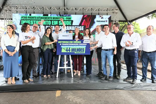 Governador Ratinho Junior entrega novo PAM em Astorga