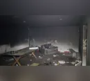 Incêndio atinge barracão abandonado às margens da BR-369 em Londrina