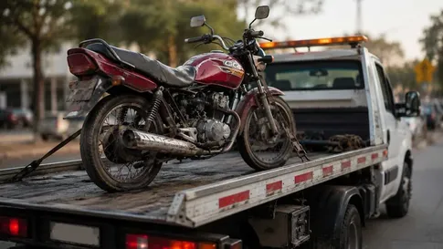 Motociclista sem CNH é flagrado com moto irregular em Grandes Rios