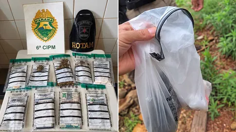 Rotam encontra drogas escondidas e prende duas mulheres em Ivaiporã