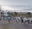 Briga entre torcedores do Athletico e do Palmeiras gera tumulto em Curitiba