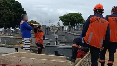 Homem morre após cair dentro do túmulo do próprio pai em cemitério no ES