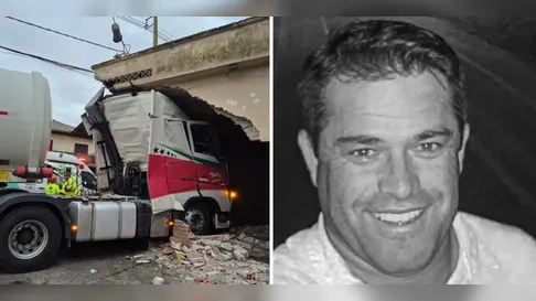 Caminhoneiro morre preso às ferragens após colidir contra estabelecimento no Paraná