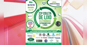  23ª Coleta de Lixo Eletrônico de Arapongas é neste sábado (16). 