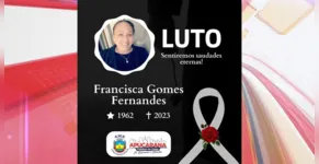  A prefeitura lamentou a morte da servidora 