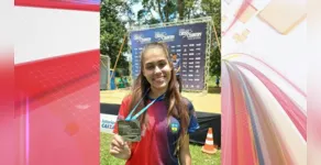  Atleta Sabrina Gabrieli Pena, de 18 anos 