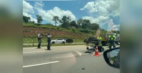  O acidente ocorreu na tarde desta sexta 