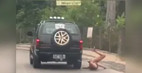  O flagrante circula nas redes sociais 