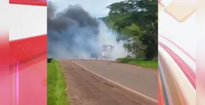  O incêndio aconteceu na manhã desta quinta-feira (7) 