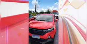  O motorista da picape foi levado ao médico 