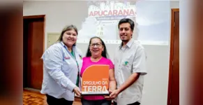  Odete com o prêmio Orgulho da Terra 