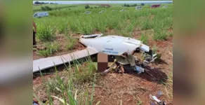  Avião caiu na tarde de sábado 