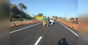  DER/PR libera trecho interditado da PR-323 em Umuarama para o tráfego de veículos 