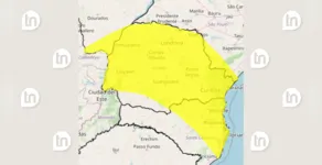  Inmet alerta Paraná para temporais 