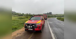  Bombeiros foram ao mesmo ponto duas vezes neste domingo 