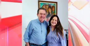  Camilla Bolonhezi com o deputado Luciano Ducci 