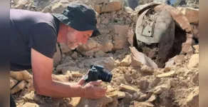  Capacete de guerra que aconteceu antes de Cristo é achado na Croácia 