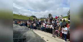  Católicos durante celebração no Parque da Redenção 