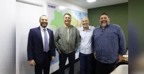  Filipe Barros, Bolsonaro, Milani e Grassano em encontro recente em Brasília 