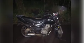  Moto furtada em Apucarana é recuperada pela PM 