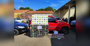  PM flagra Pajero transportando grande quantidade de maconha na BR-369 
