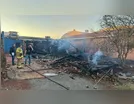 Idoso morre carbonizado após incêndio em residência em Arapongas
