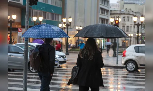 Nova frente fria trará chuva e queda das temperaturas ao Paraná