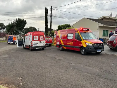 Bombeiros e Samu atenderam a idosa