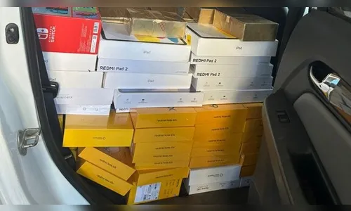 Operação da PF, Receita Federal e PM apreende eletrônicos contrabandeados em Apucarana