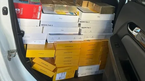 Carga estava em veículo
