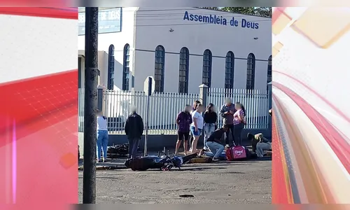 Colisão entre duas motos deixa homem gravemente ferido em Apucarana