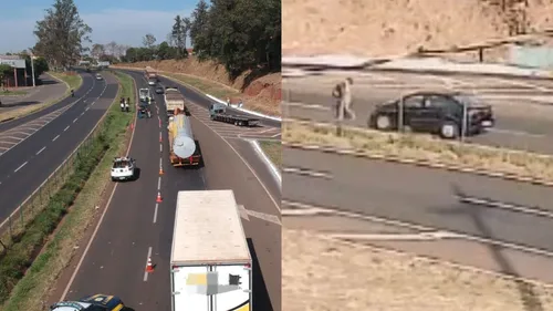 O acidente aconteceu na manhã desta quinta-feira (17)