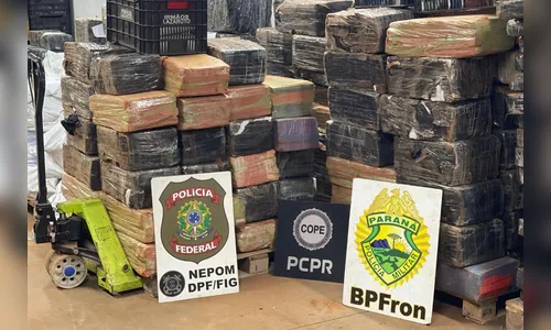 PMPR, PCPR e PF apreendem carga de maconha avaliada em R$ 5,1 milhões
