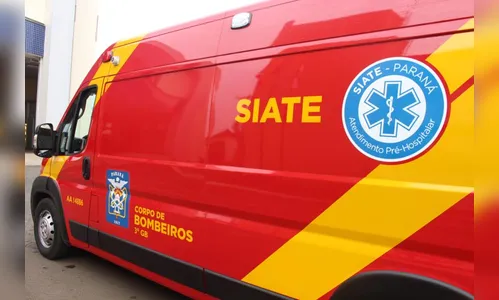 Ciclista de 48 anos fica ferido após acidente em bairro de Apucarana