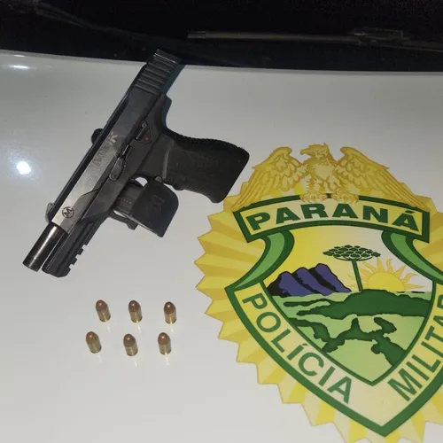 Jovem é preso por porte ilegal de arma em São Pedro do Ivaí