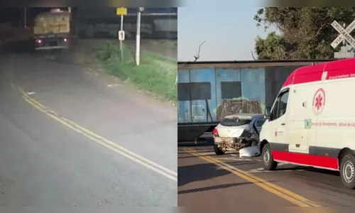 Dois acidentes entre veículos e trem em menos de 6 horas na região