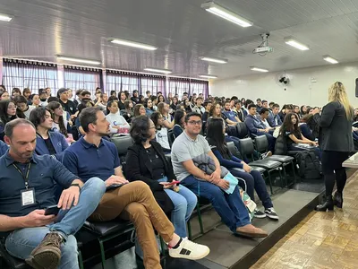 Aula inaugural teve a participação de cerca de 170 alunos.
